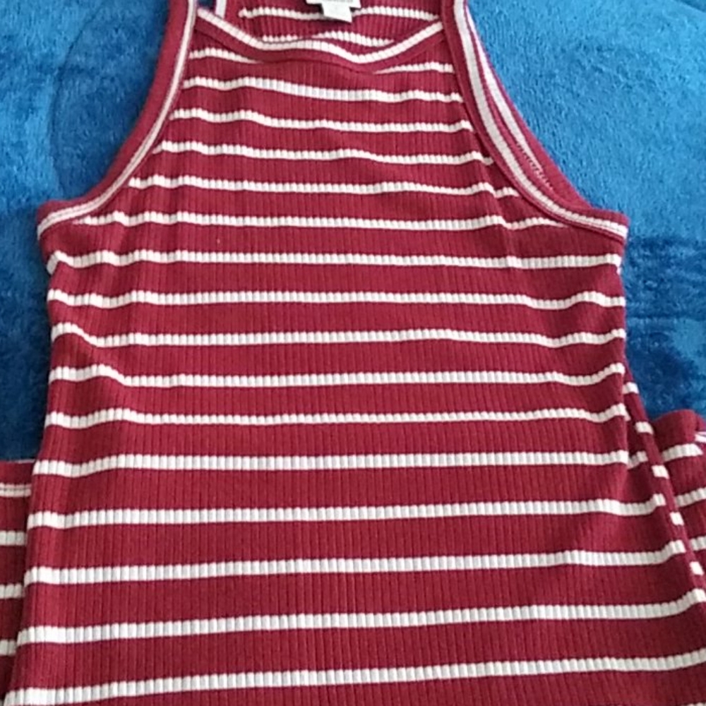 Stripped sleeveless top